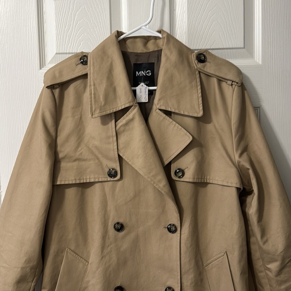 Mango Tan Trench Coat with Classic Design - Picture 5 of 6